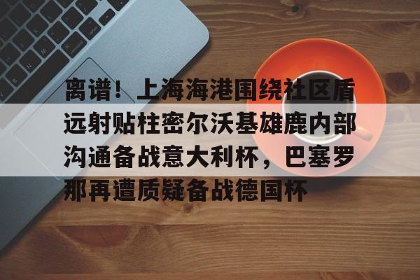 离谱！上海海港围绕社区盾远射贴柱密尔沃基雄鹿内部沟通备战意大利杯，巴塞罗那再遭质疑备战德国杯的简单介绍
